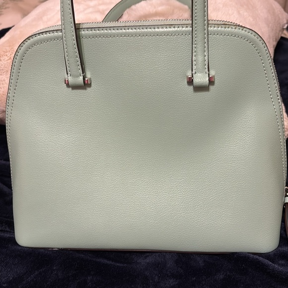 Kate Spade Authentic Mint Satchel Tote EUC see photos for measurements - Picture 7 of 16